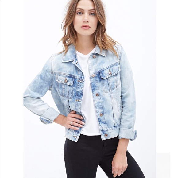 forever 21 jean jacket womens